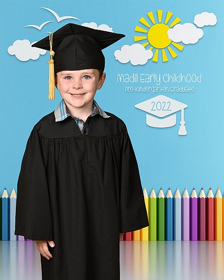 Madill ECC Pre-K Cap and Gown
